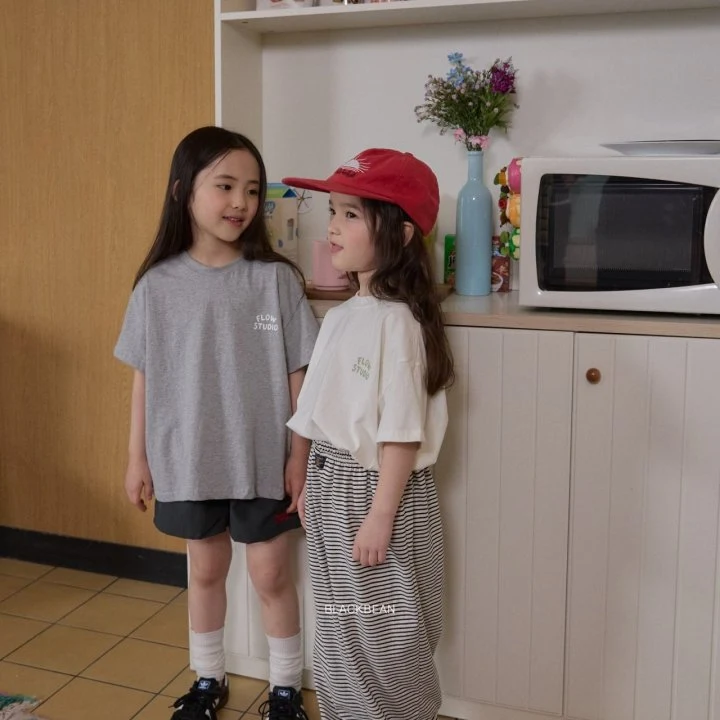 Black Bean - Korean Children Fashion - #fashionkids - Flow Tee - 11
