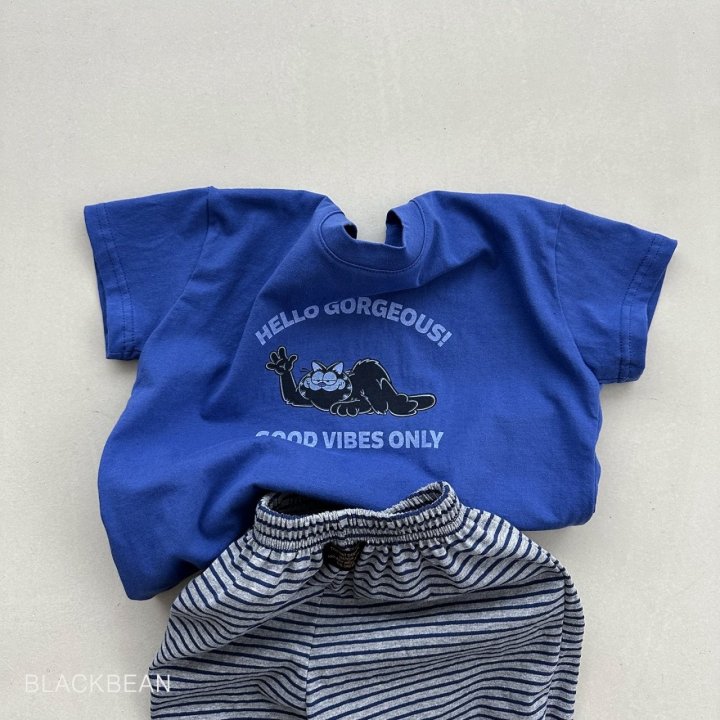 Black Bean - Korean Children Fashion - #kidsshorts - Hello Tee - 6