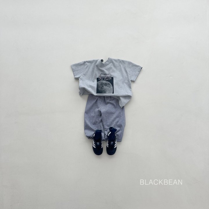 Black Bean - Korean Children Fashion - #kidsshorts - Space Tee - 3