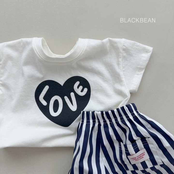 Black Bean - Korean Children Fashion - #Kfashion4kids - Heart Tee - 4