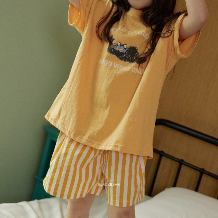 Black Bean - Korean Children Fashion - #littlefashionista - Hello Tee - 10