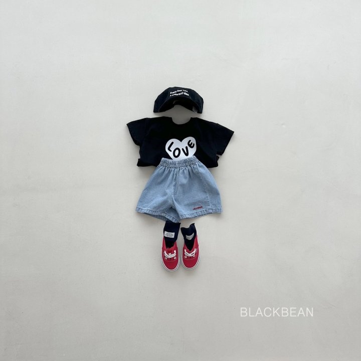 Black Bean - Korean Children Fashion - #magicofchildhood - Heart Tee - 5
