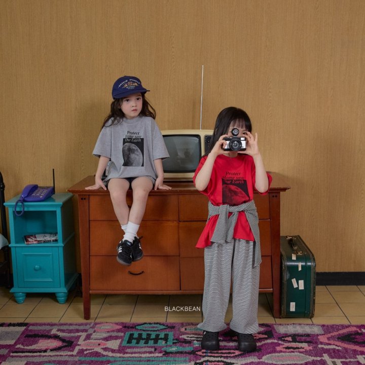 Black Bean - Korean Children Fashion - #minifashionista - Space Tee - 9