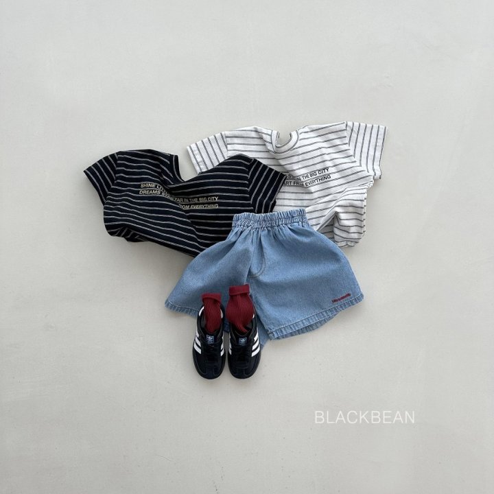 Black Bean - Korean Children Fashion - #todddlerfashion - Celine Tee