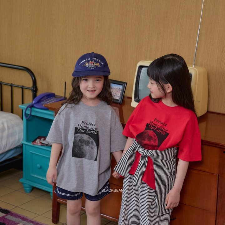 Black Bean - Korean Children Fashion - #todddlerfashion - Space Tee - 11