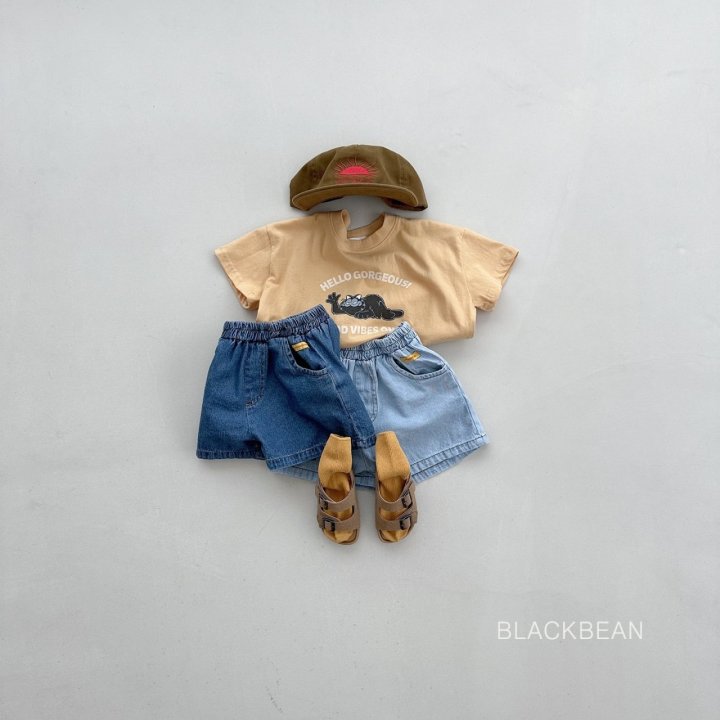 Black Bean - Korean Children Fashion - #toddlerclothing - Play Denim Pants - 3