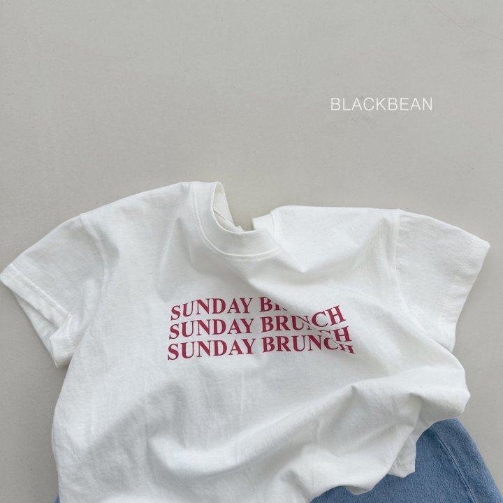 Black Bean - Korean Women Fashion - #momslook - Brunch Tee - 7