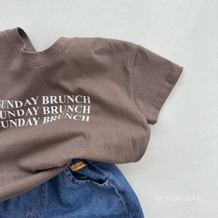 Black Bean - Korean Women Fashion - #momslook - Brunch Tee - 8