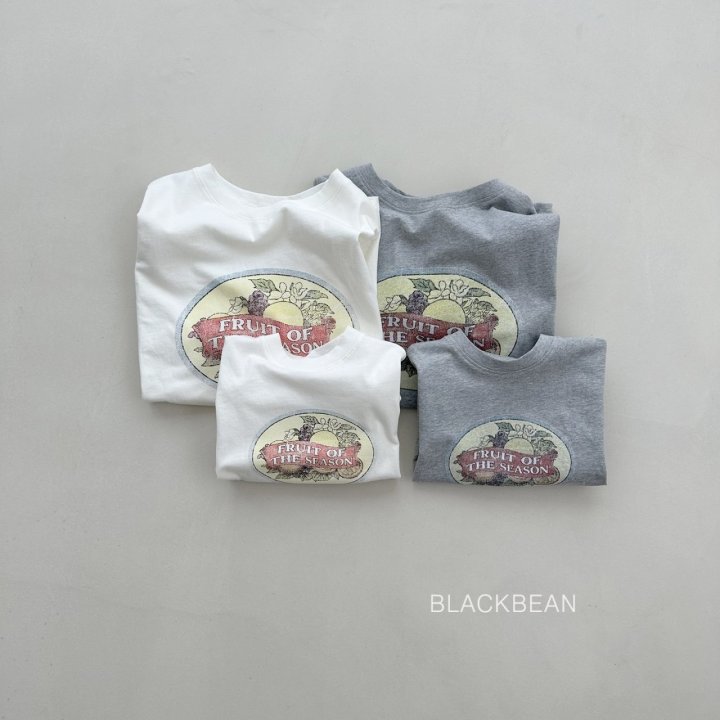 Black Bean - Korean Women Fashion - #romanticstyle - Fruits Tee - 9