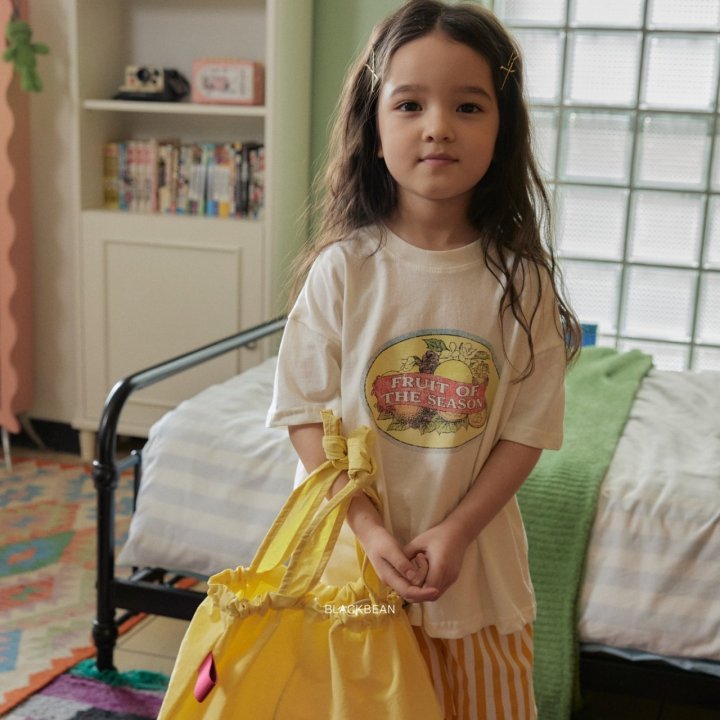 Black Bean - Korean Women Fashion - #thelittlethings - Fruits Tee - 12