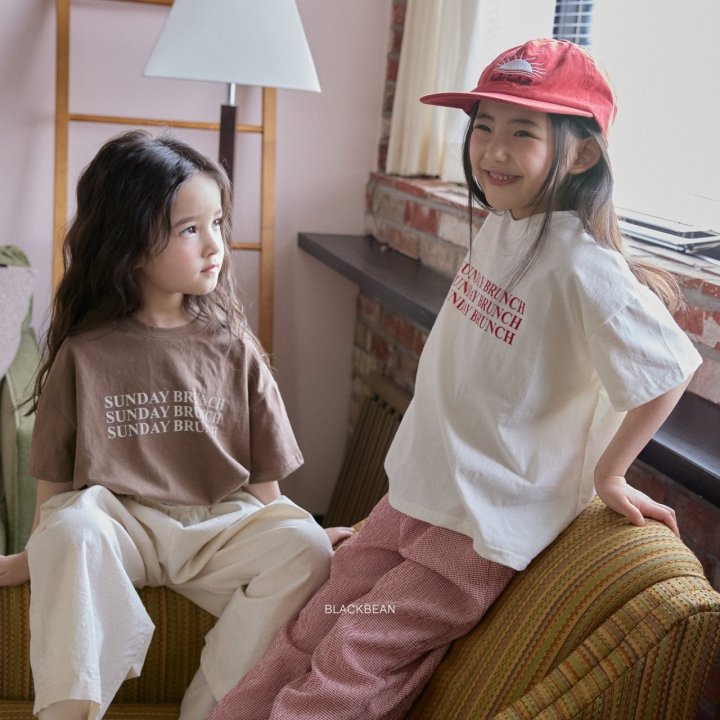 Black Bean - Korean Women Fashion - #vintageinspired - Brunch Tee - 10