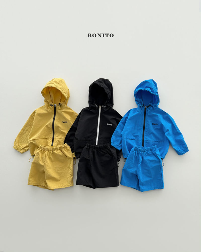 Bonito - Korean Children Fashion - #discoveringself - Windbreaker Hood Set