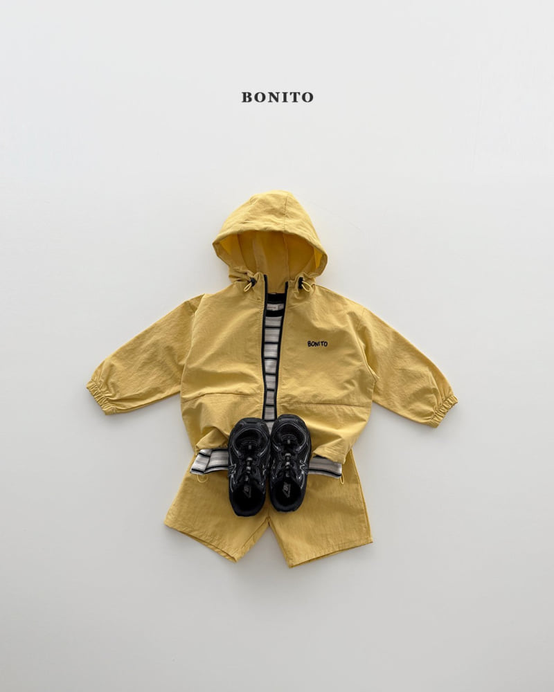 Bonito - Korean Children Fashion - #kidzfashiontrend - Windbreaker Hood Set - 5