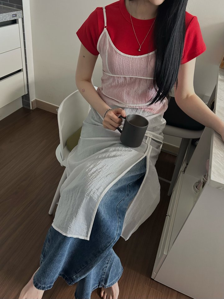 Buckle - Korean Women Fashion - #momslook - Round Neck Tee - 3
