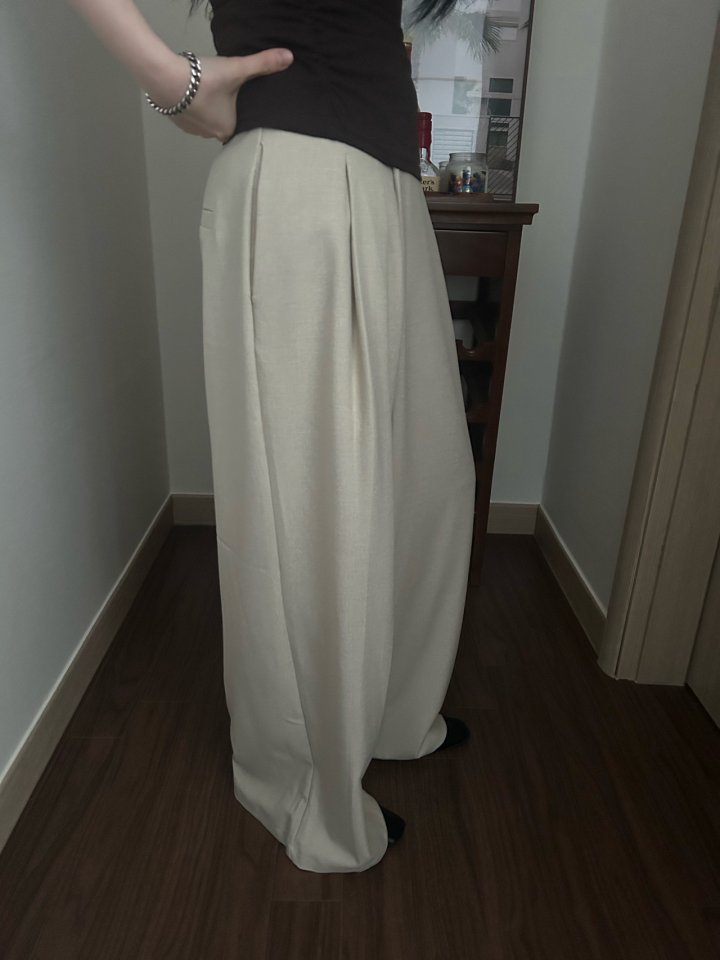 Buckle - Korean Women Fashion - #momslook - Asymmetric Slacks - 10
