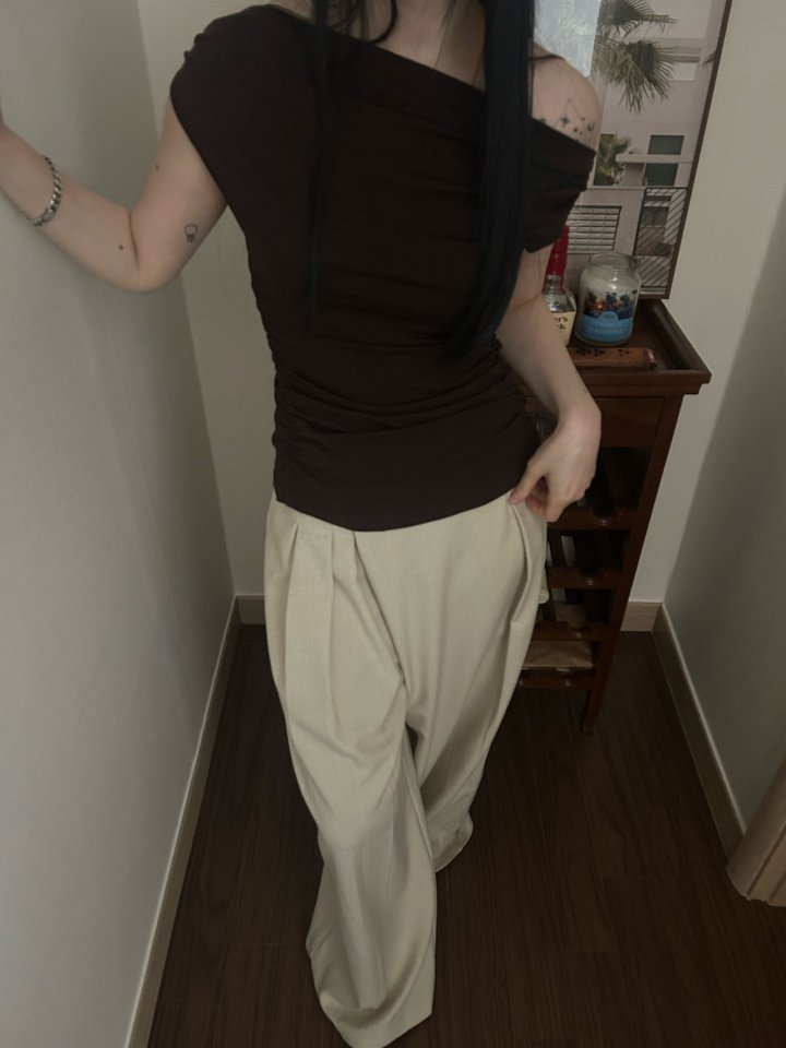 Buckle - Korean Women Fashion - #momslook - Shirred Sleeveless Top - 9