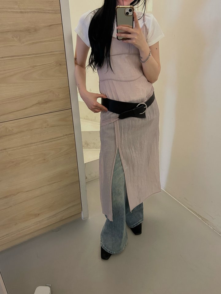 Buckle - Korean Women Fashion - #momslook - Layered One-piece - 6