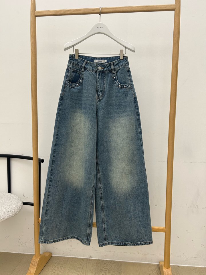Buckle - Korean Women Fashion - #romanticstyle - 902 Denim Jeans
