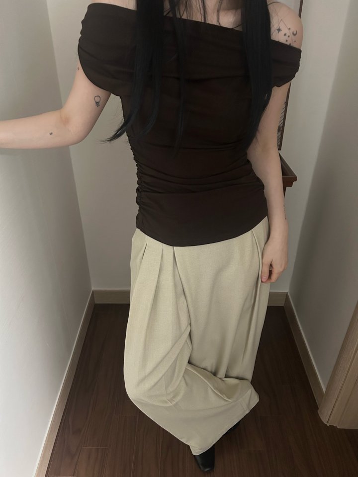 Buckle - Korean Women Fashion - #shopsmall - Shirred Sleeveless Top - 6