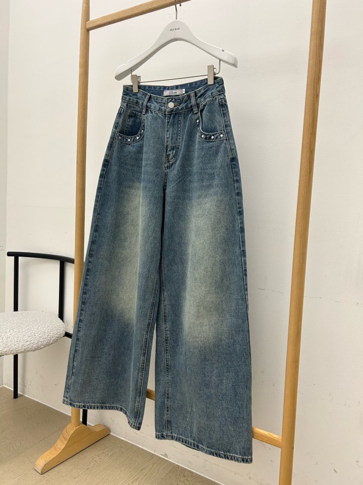 Buckle - Korean Women Fashion - #shopsmall - 902 Denim Jeans - 2