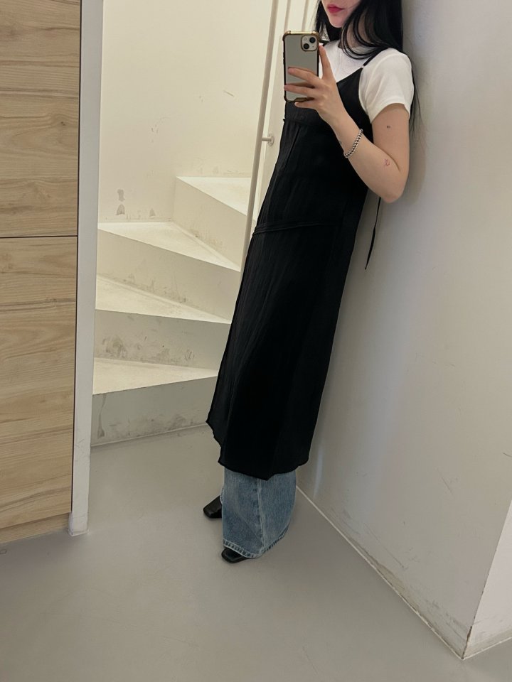 Buckle - Korean Women Fashion - #shopsmall - Layered One-piece - 4
