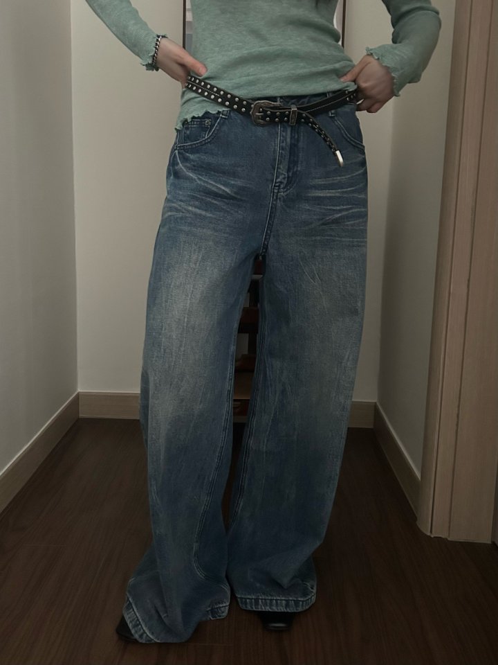 Buckle - Korean Women Fashion - #vintageinspired - 905 Denim Jeans - 4