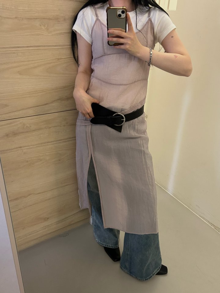Buckle - Korean Women Fashion - #womensfashion - Layered One-piece - 7