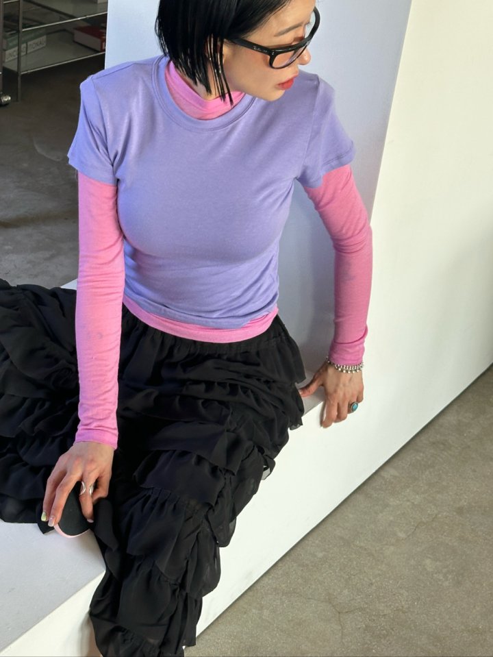 Chavi - Korean Women Fashion - #momslook - New Color Tee - 3