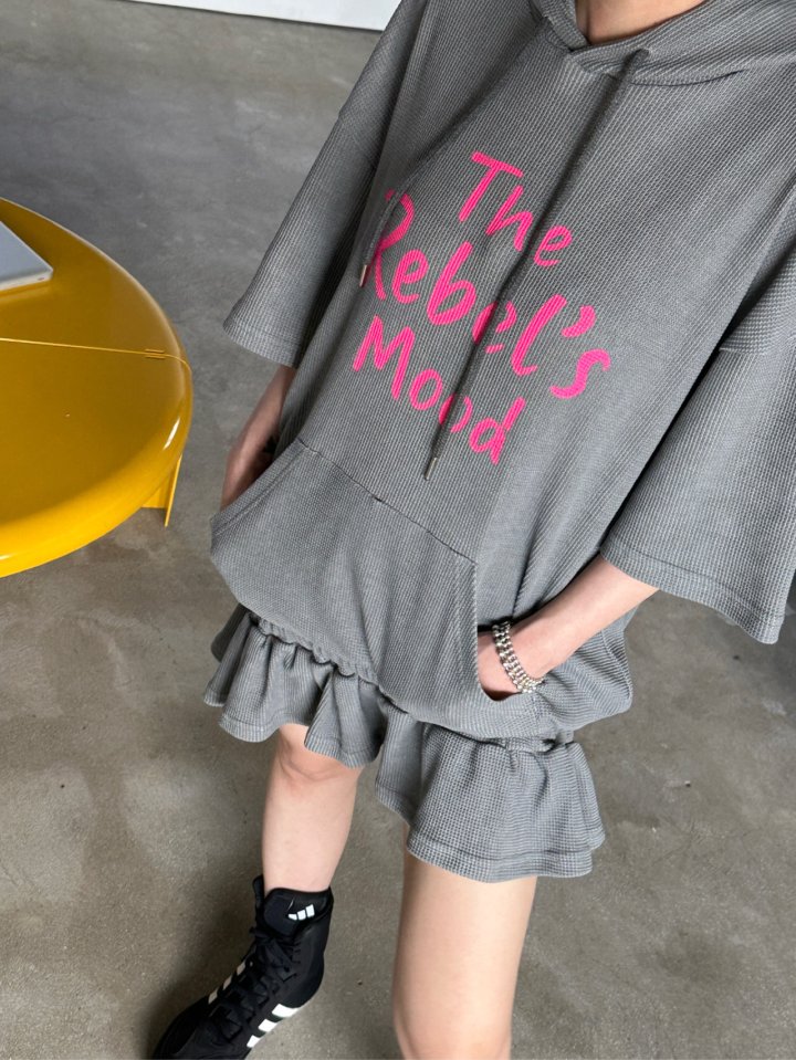 Chavi - Korean Women Fashion - #momslook - Pigment Waffle Mini One-piece - 10