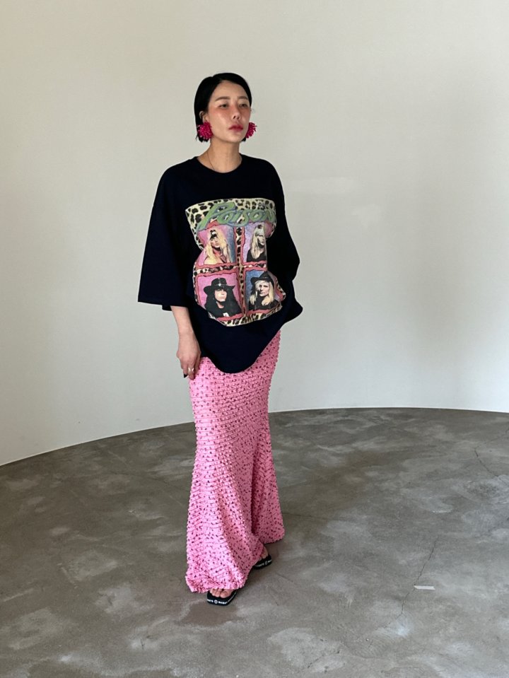 Chavi - Korean Women Fashion - #momslook - Flower Cancan Skirt - 5