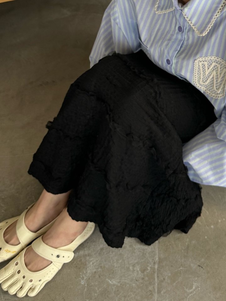 Chavi - Korean Women Fashion - #momslook - Stretch Mesh Pleated Skirt - 6