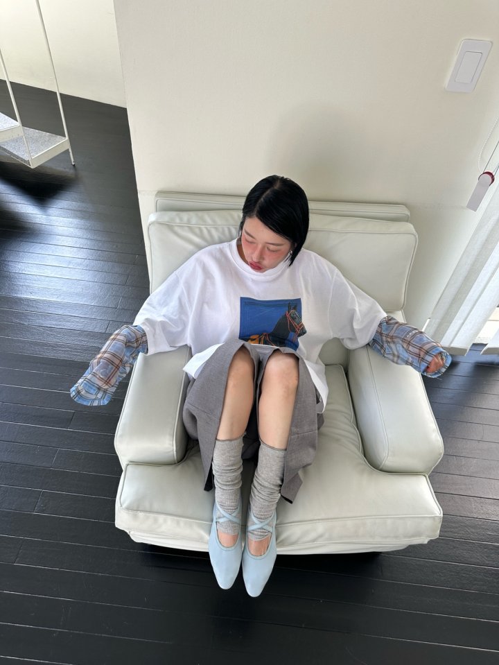 Chavi - Korean Women Fashion - #momslook - Horse Double Layer Tee - 3