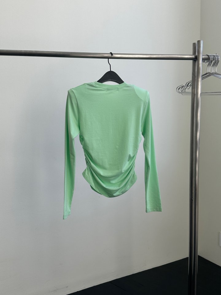 Chavi - Korean Women Fashion - #shopsmall - Pad Shirring Tee - 12