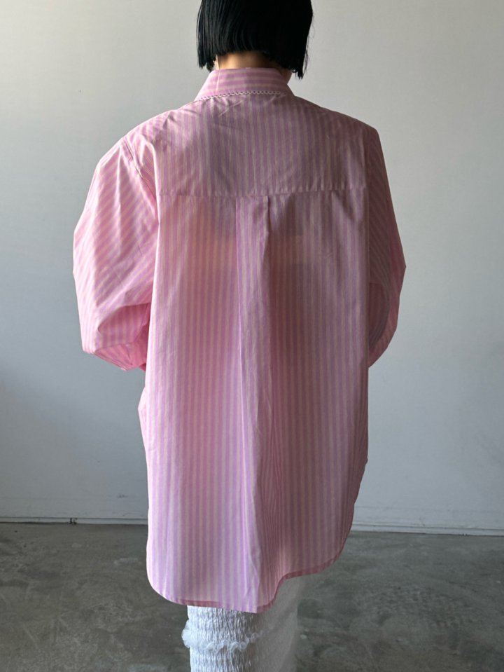 Chavi - Korean Women Fashion - #vintageinspired - Double U Shirt - 9