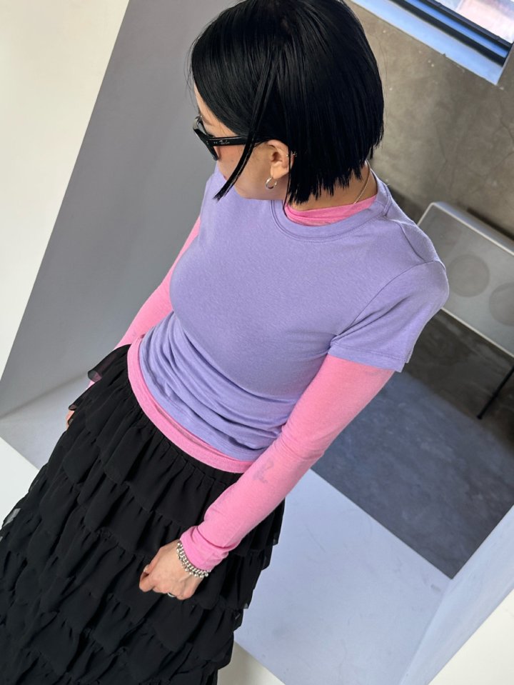 Chavi - Korean Women Fashion - #womensfashion - New Color Tee - 2