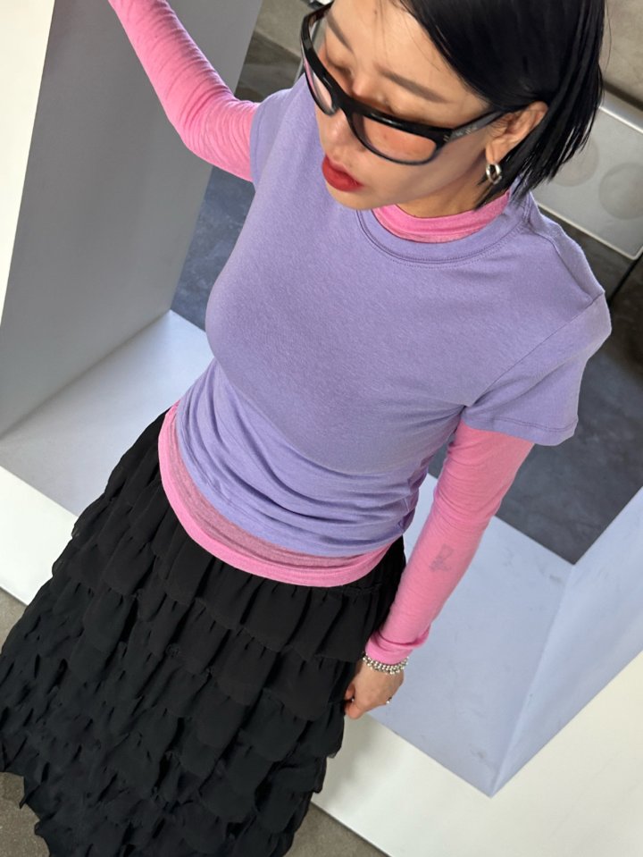 Chavi - Korean Women Fashion - #momslook - New Color Tee - 4