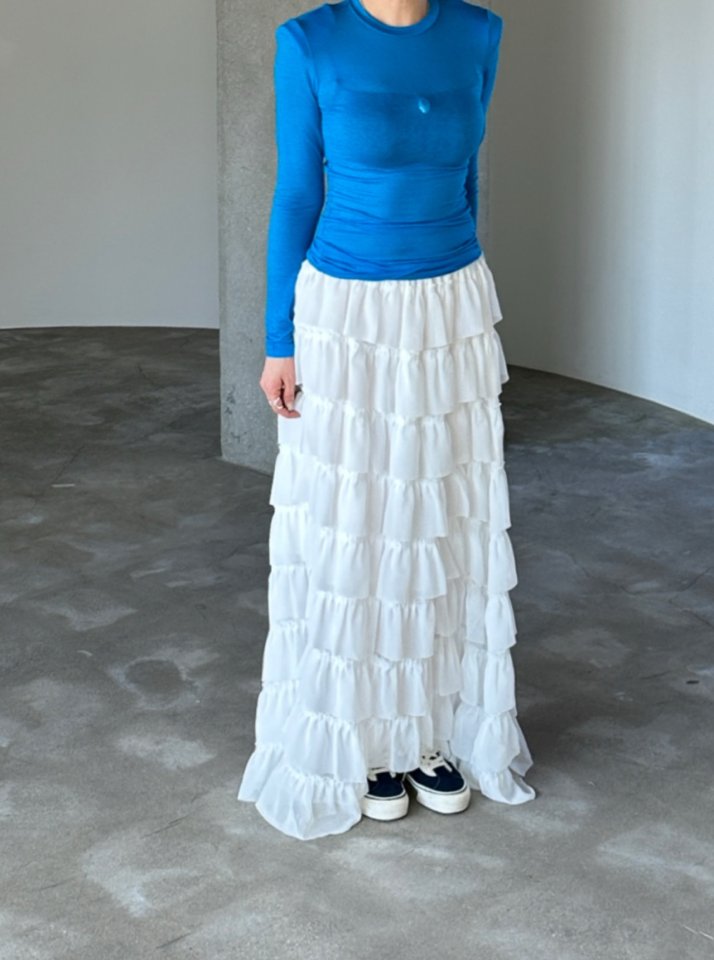 Chavi - Korean Women Fashion - #womensfashion - Chiffon Cancan Skirt - 2