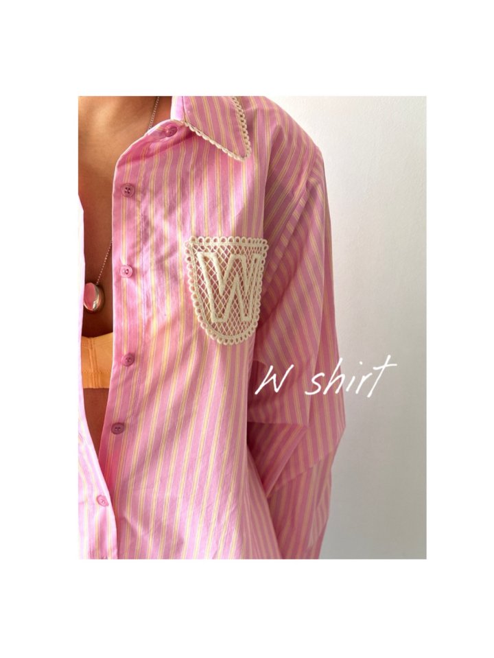 Chavi - Korean Women Fashion - #womensfashion - Double U Shirt - 2