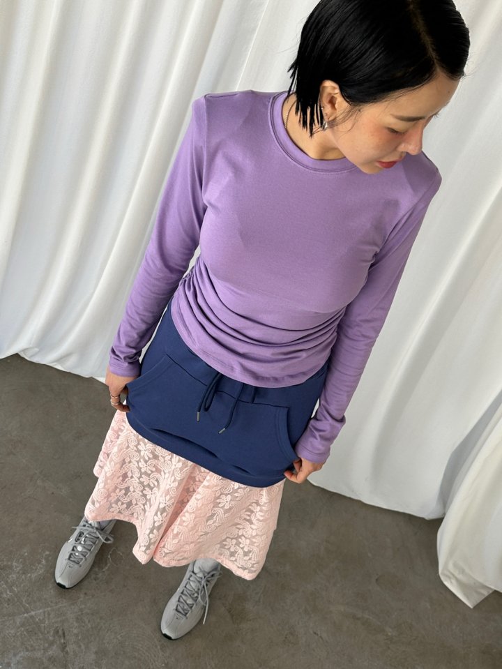 Chavi - Korean Women Fashion - #womensfashion - Pad Shirring Tee - 6