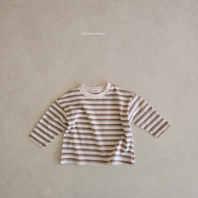 Choucream - Korean Baby Fashion - #babyboutique - Multi Stripe Tee - 7