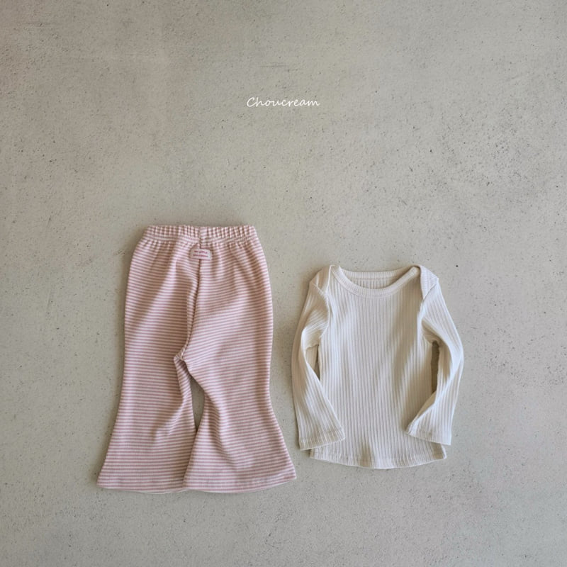 Choucream - Korean Baby Fashion - #babyfever - Rolly Bootcut Pants - 8
