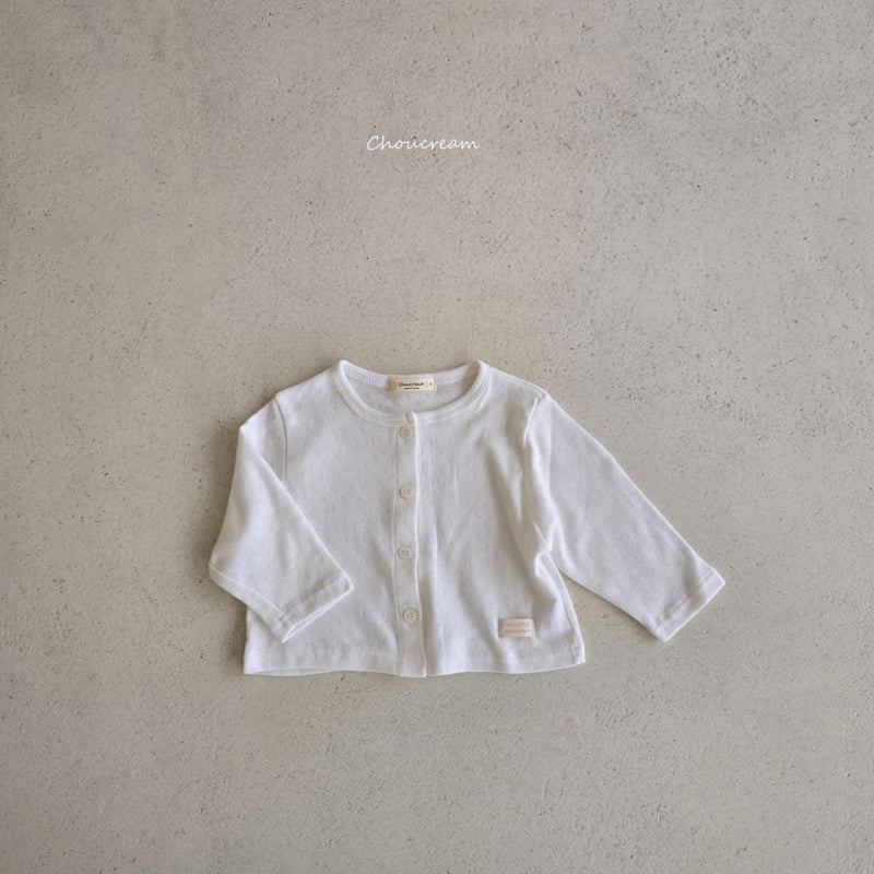 Choucream - Korean Baby Fashion - #babyfashion - Eyelet Cardigan - 4