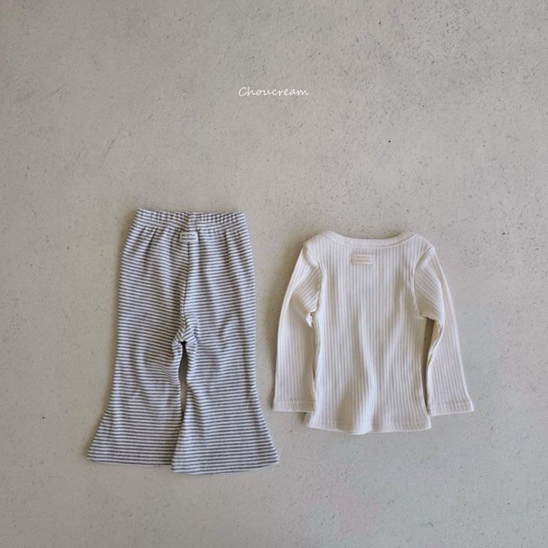 Choucream - Korean Baby Fashion - #babygirlfashion - Rolly Bootcut Pants - 9