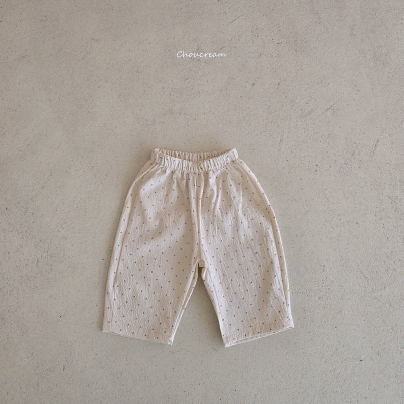 Choucream - Korean Baby Fashion - #babyoninstagram - Dot Wide Pants - 3