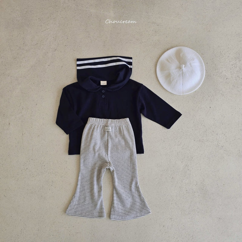 Choucream - Korean Baby Fashion - #babyoninstagram - Sailor Collar Tee - 12