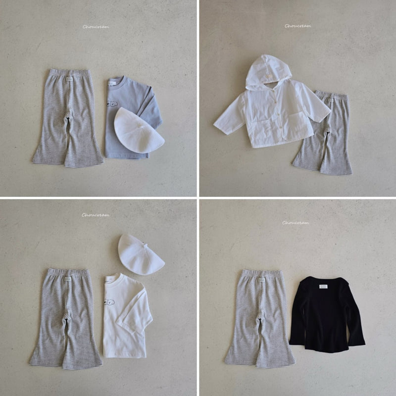 Choucream - Korean Baby Fashion - #babyoninstagram - Rolly Bootcut Pants - 11