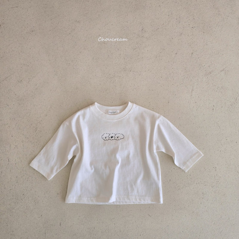 Choucream - Korean Baby Fashion - #babyoutfit - Puppy Round Tee - 3