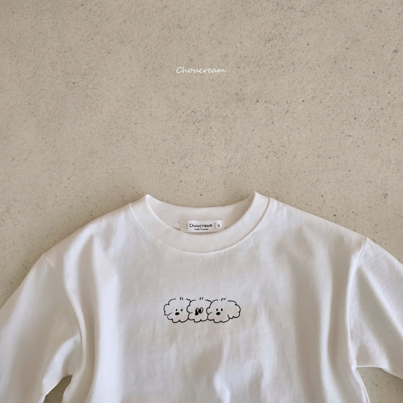 Choucream - Korean Baby Fashion - #babyoutfit - Puppy Round Tee - 4