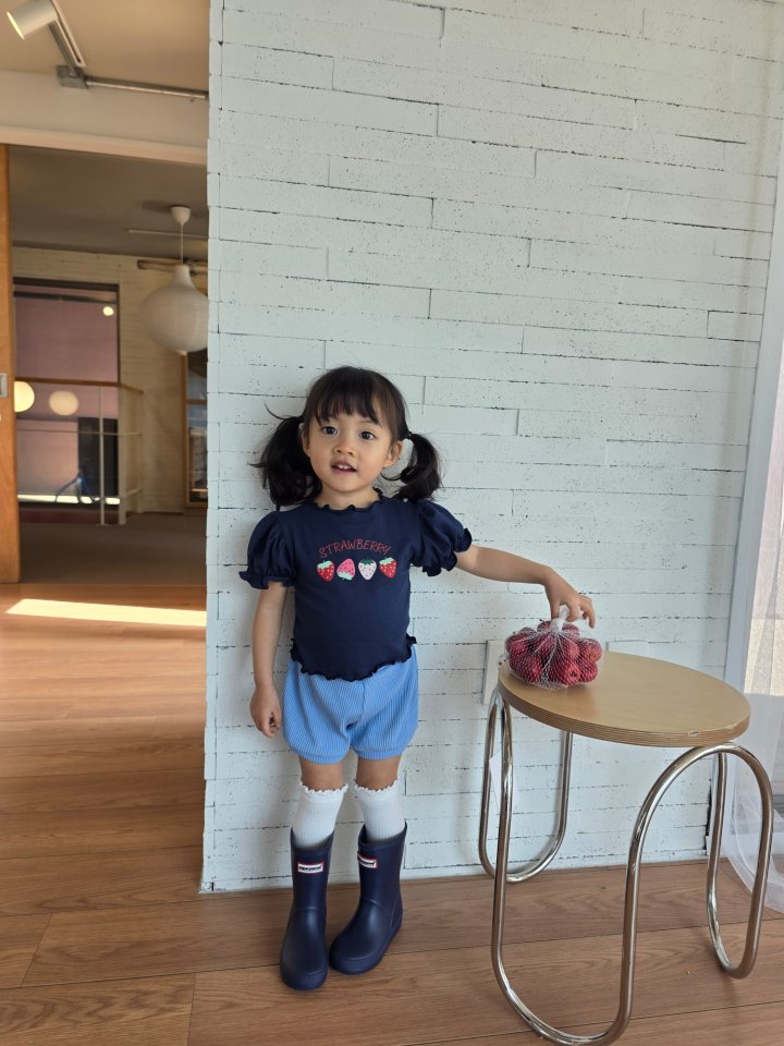 Color - Korean Children Fashion - #Kfashion4kids - Strawberry Tee - 8