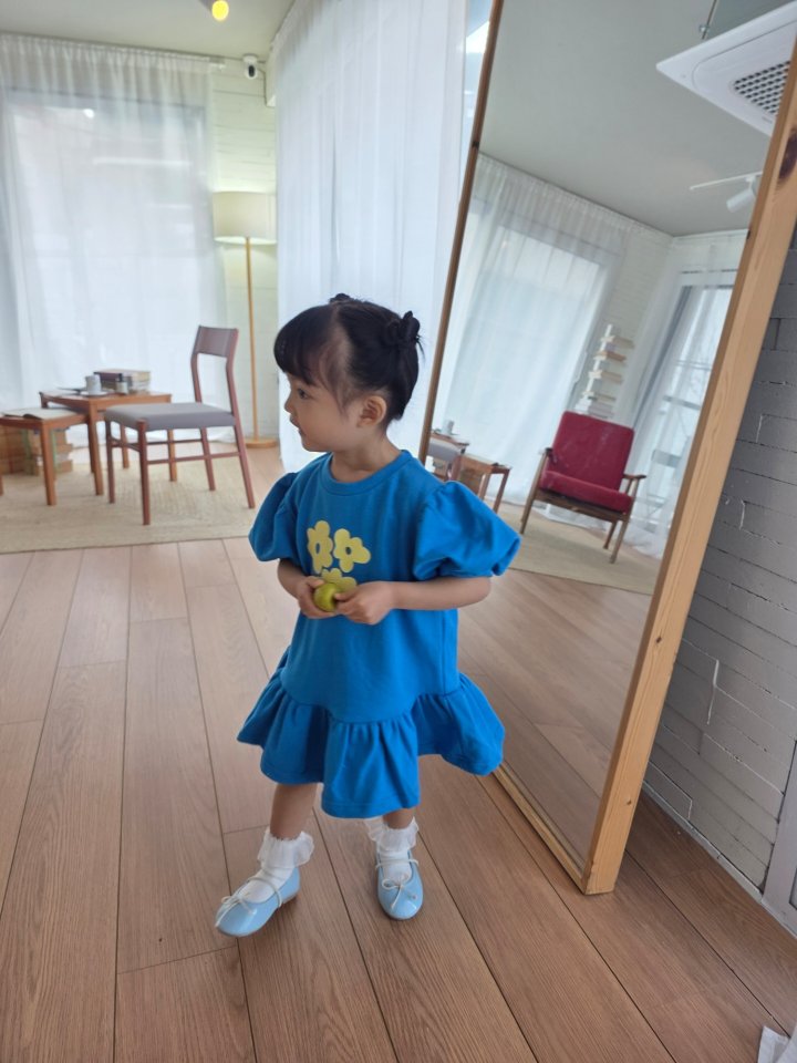 Color - Korean Children Fashion - #designkidswear - Flower One-piece - 10